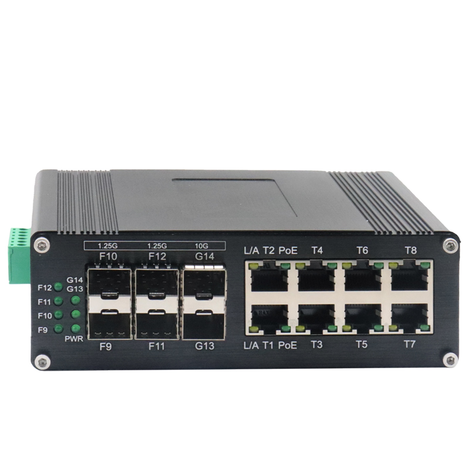 Managed Gigabit Poe Switch 8 Port 802.3At - Endüstriyel Ethernet Switch Gigabit 8 Port