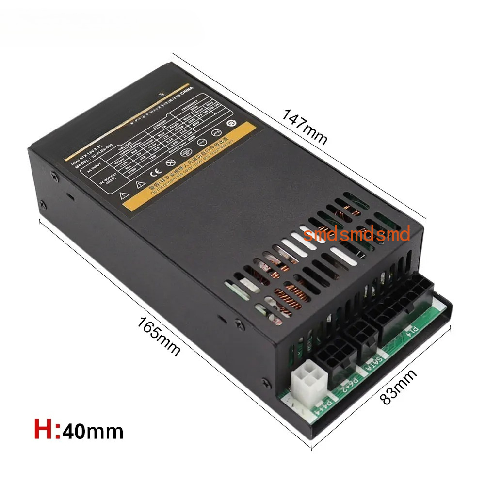600W Modüler Güç Kaynağı Küçük - Atx Power Supply 1U Flex 500W incelemesi ve fiyatı