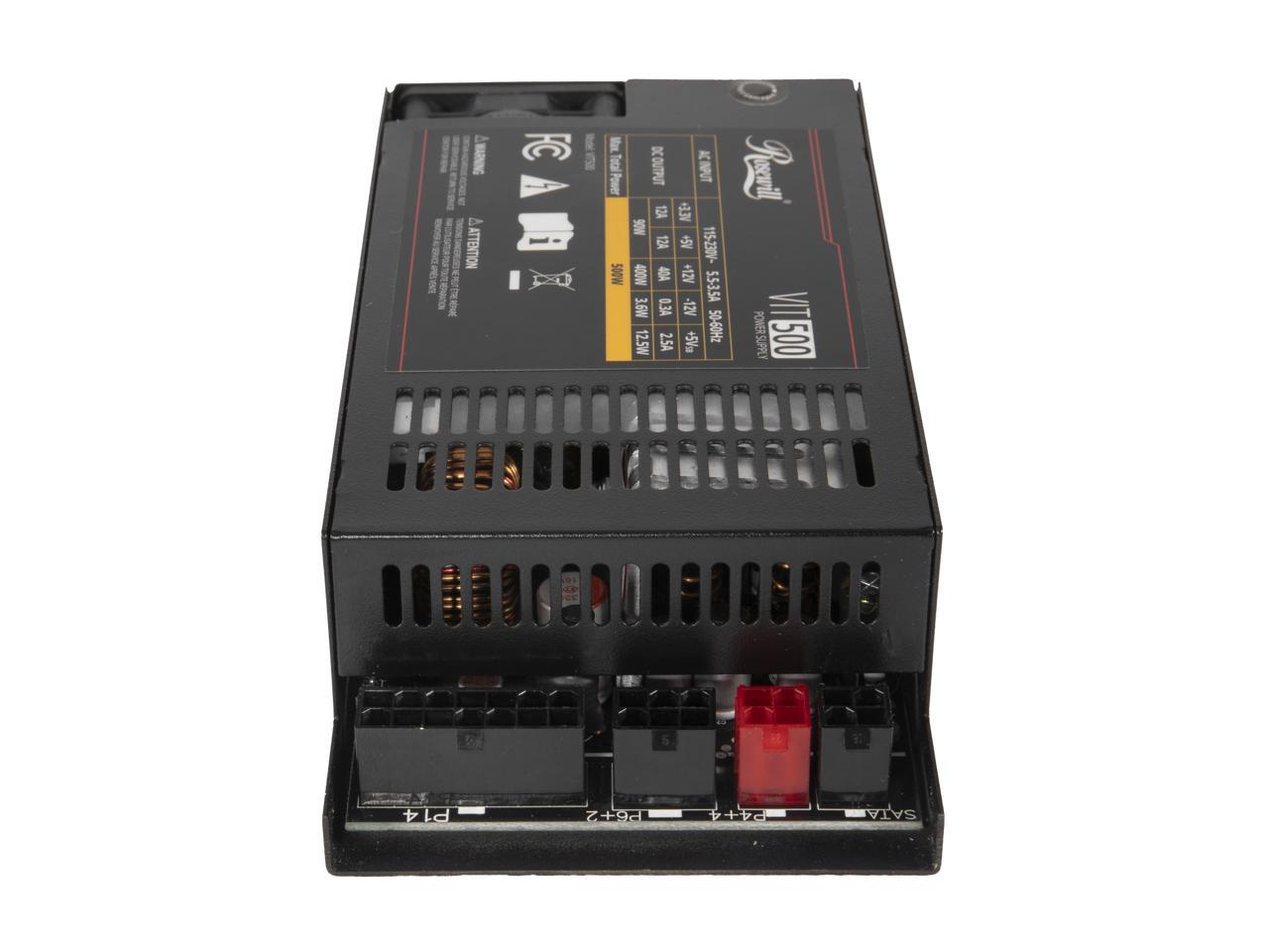 Rosewill VIT 500W, Mini ITX/Fl - Atx Power Supply 1U Flex 500W incelemesi ve fiyatı