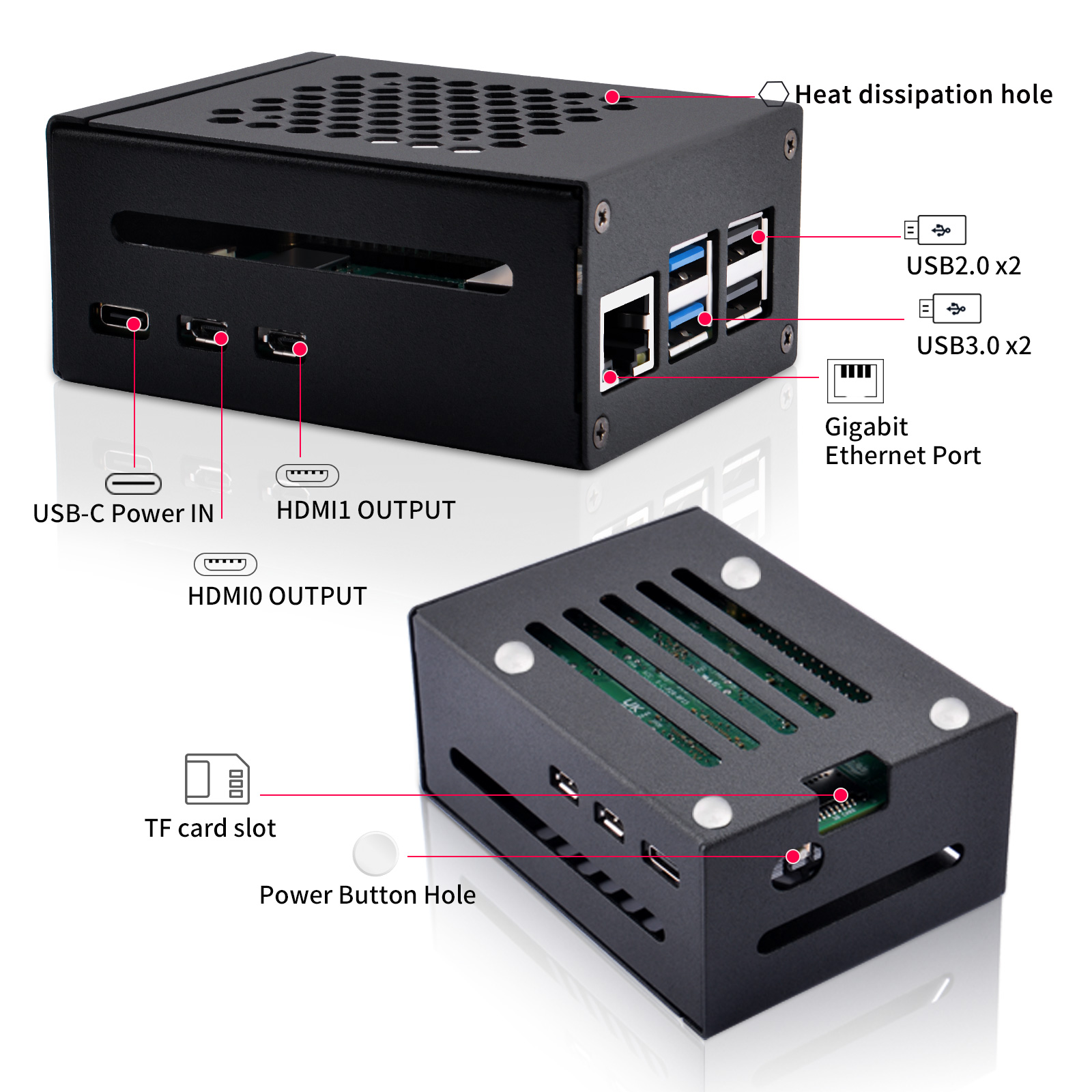 52Pi Raspberry Pi 5 Metal Kasa - Turing Pi 2 incelemesi ve fiyatı
